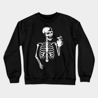 Skeleton coffee Crewneck Sweatshirt